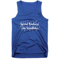 Spread Kindness Like Snowflakes Unspirational Positive Xmas Gift Tank Top
