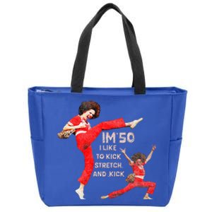 Sally Kick Lady O’Malley Birthday Zip Tote Bag