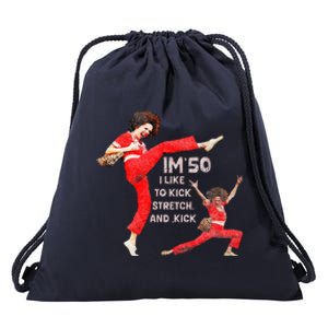 Sally Kick Lady O’Malley Birthday Drawstring Bag