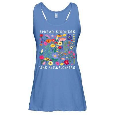 SPREAD KINDNESS LIKE WILDFLOWERS Love Happiness Flowers Ladies Essential Flowy Tank