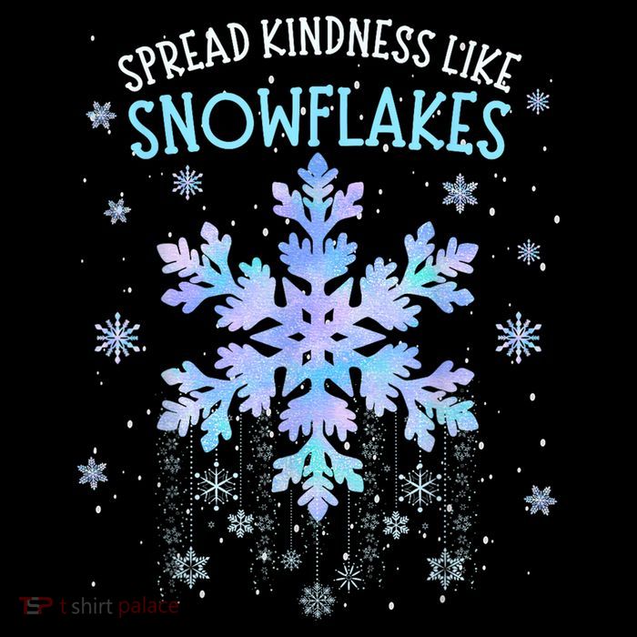 Spread Kindness Like Snowflakes Christmas Teacher Unity Day Cooling Performance Crew T-Shirt