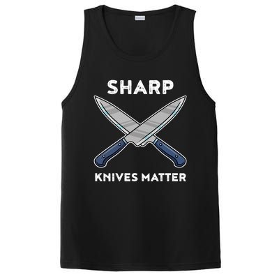 Sharp Knives Matter Gift PosiCharge Competitor Tank