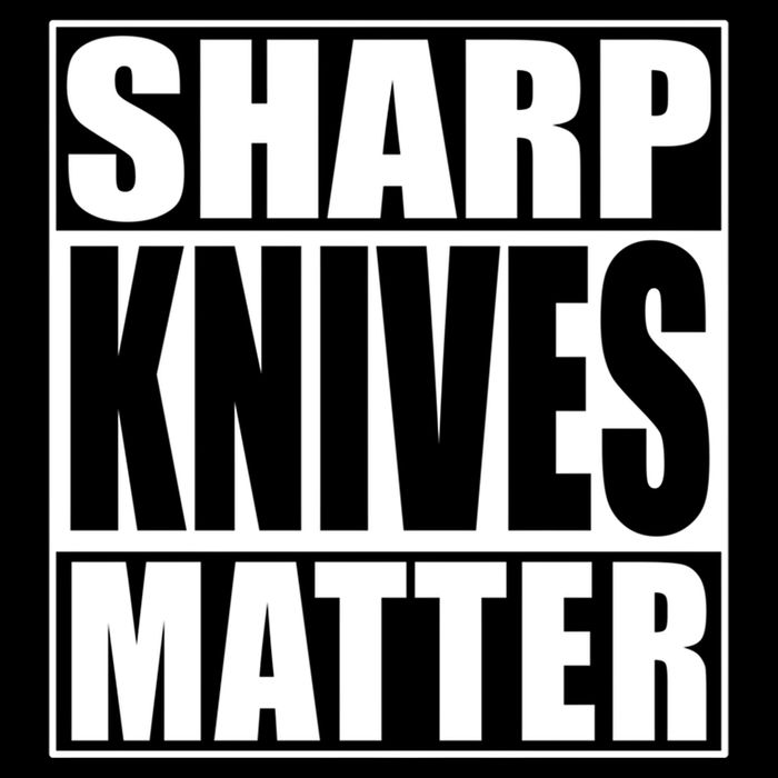 Sharp Knives Matter Funny Chef Cook Gift Drawstring Bag
