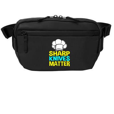 Sharp Knives Matter Chef Cook Cooking Funny Gift Gift Crossbody Pack