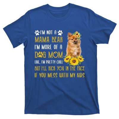 Sunflower Keeshond Mom Mothers Day Dog Mom Cool Gift T-Shirt