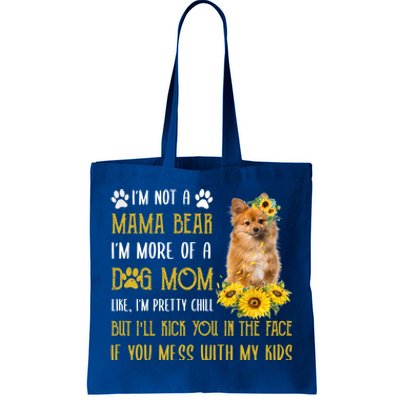 Sunflower Keeshond Mom Mothers Day Dog Mom Cool Gift Tote Bag