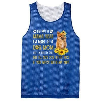 Sunflower Keeshond Mom Mothers Day Dog Mom Cool Gift Mesh Reversible Basketball Jersey Tank