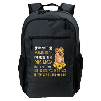 Sunflower Keeshond Mom Mothers Day Dog Mom Cool Gift Daily Commute Backpack