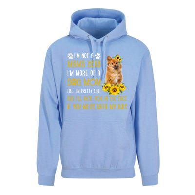 Sunflower Keeshond Mom Mothers Day Dog Mom Cool Gift Unisex Surf Hoodie