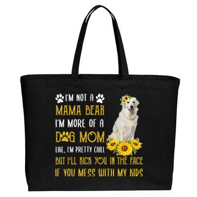 Sunflower Kuvasz Mom Mothers Day Dog Mom Gift Cotton Canvas Jumbo Tote