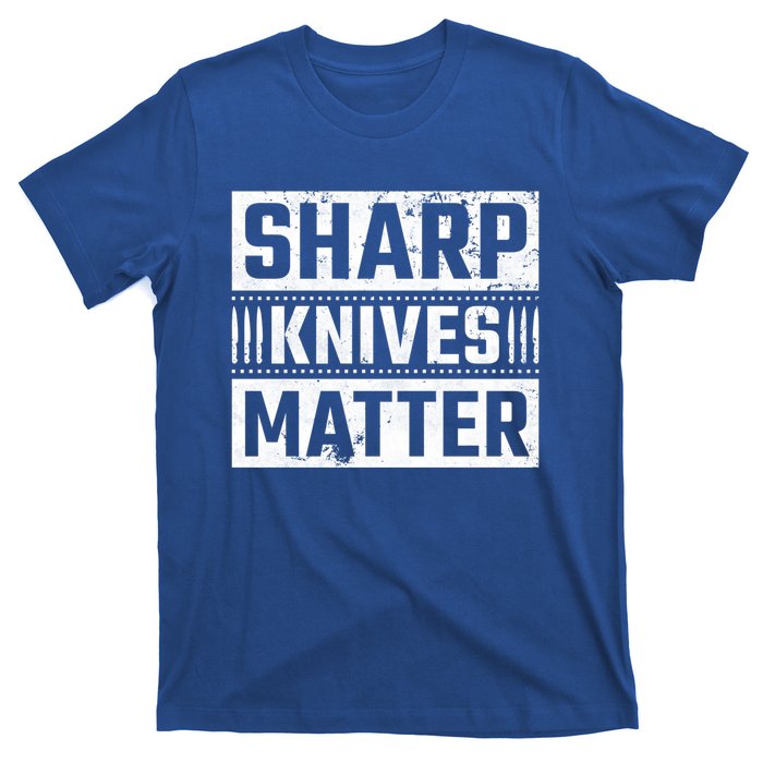 Sharp Knives Matter Knife Collector Gift T-Shirt