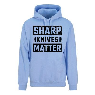 Sharp Knives Matter Knife Collector Gift Unisex Surf Hoodie