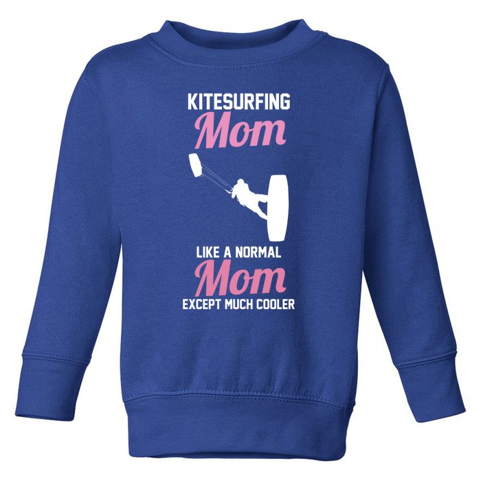 Surfing Kitesurfer Mom Gift Toddler Sweatshirt