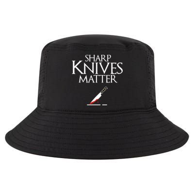 Sharp Knives Matter Cooking Chef And Cook Funny Gift Funny Parody Funny Gift Cool Comfort Performance Bucket Hat