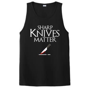 Sharp Knives Matter Cooking Chef And Cook Funny Gift Funny Parody Funny Gift PosiCharge Competitor Tank