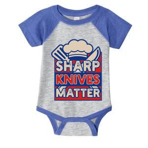 Sharp Knives Matter Butcher Or Professional Chef Great Gift Infant Baby Jersey Bodysuit