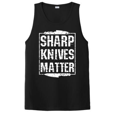 Sharp Knives Matter Chefs Tee Chef Knife Culinary Christmas Great Gift PosiCharge Competitor Tank