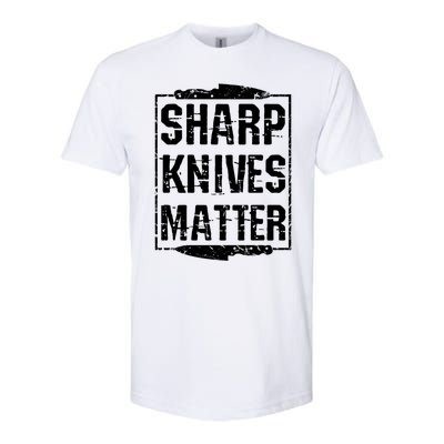 Sharp Knives Matter Chefs Tee Chef Knife Culinary Christmas Great Gift Softstyle CVC T-Shirt