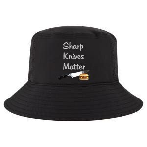 Sharp Knives Matter Cook Funny Culinary Funny Chef Gift Cool Comfort Performance Bucket Hat