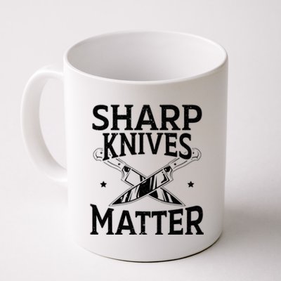 Sharp Knives Matter Culinary Chef Cute Gift Coffee Mug