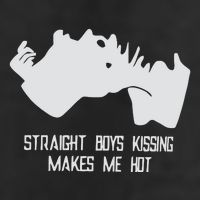 Straight Kissing Makes Me Hot 7 Panel Mesh Trucker Snapback Hat