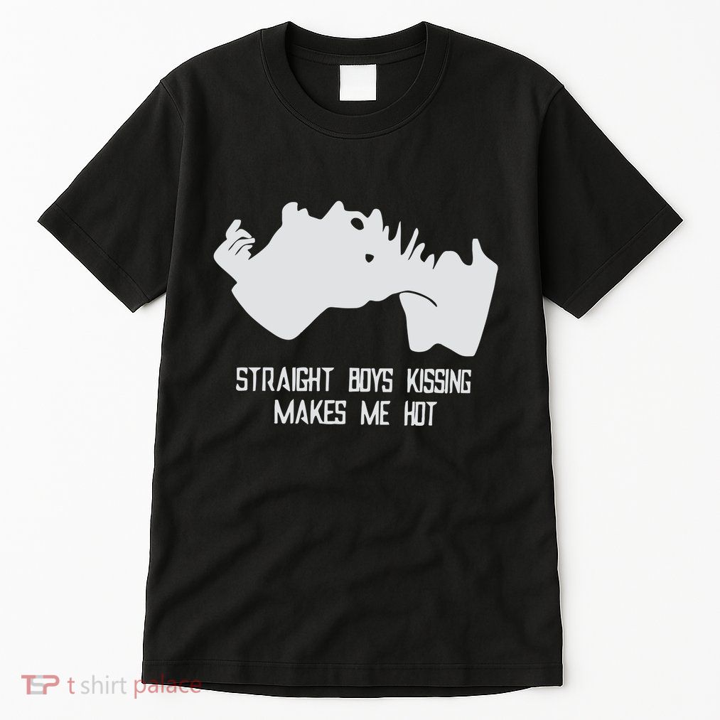 Straight Kissing Makes Me Hot Tall T-Shirt