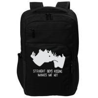 Straight Kissing Makes Me Hot Impact Tech Backpack