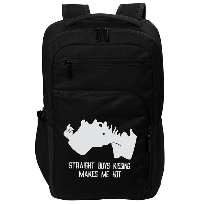 Straight Kissing Makes Me Hot Impact Tech Backpack