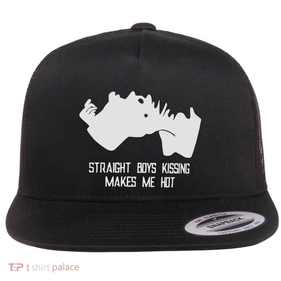 Straight Kissing Makes Me Hot Flatbill Hat
