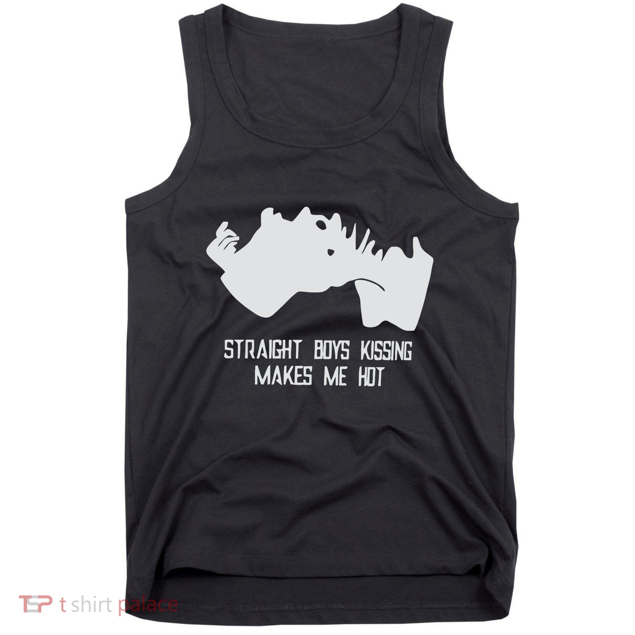 Straight Kissing Makes Me Hot Tank Top