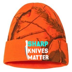 Sharp Knives Matter Funny Outfit Gift Kati Licensed 12" Camo Beanie