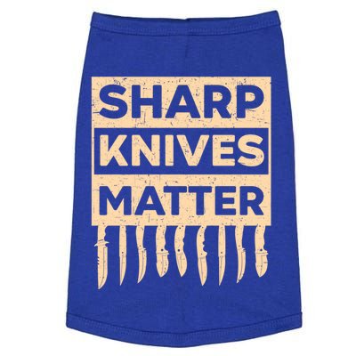 Sharp Knives Matter Knife Collector Knife Collecting Gift Doggie Tank