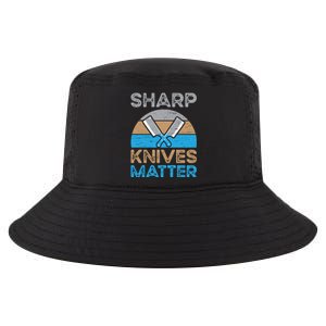 Sharp Knives Matter Recipe Ingredients Culinary Chef Gift Cool Comfort Performance Bucket Hat