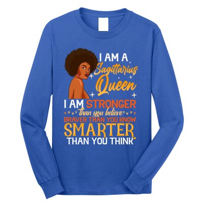 Sagittarius Knows More Than She Says Birthday Gift Long Sleeve Shirt