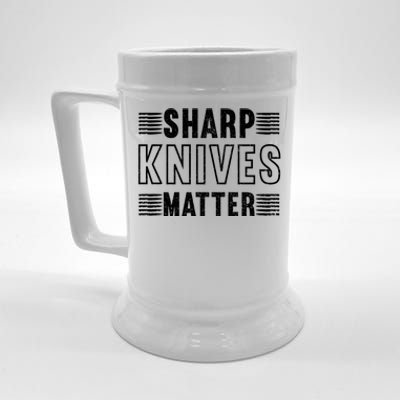 Sharp Knives Matter Cool Gift Beer Stein