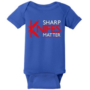 Sharp Knives Matter Gift Baby Bodysuit