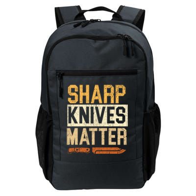 Sharp Knives Matter Knife Collector Knife Collecting Gift Daily Commute Backpack