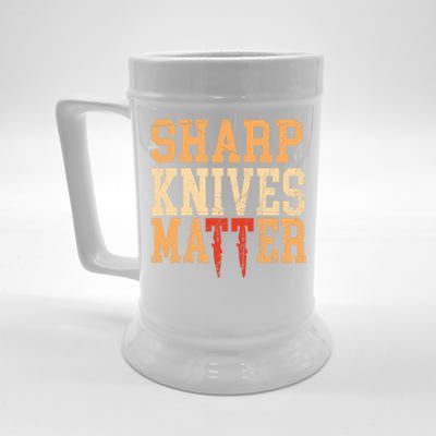 Sharp Knives Matter Gift Beer Stein