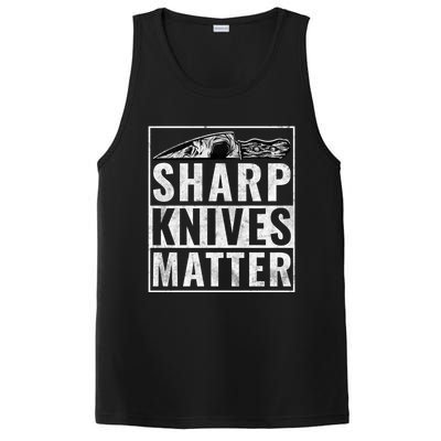 Sharp Knives Matter Funny Cook Gift PosiCharge Competitor Tank