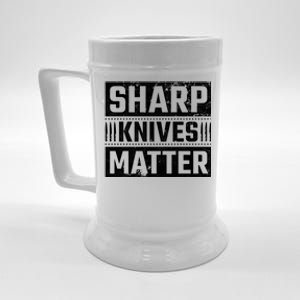 Sharp Knives Matter Knife Collector Gift Beer Stein