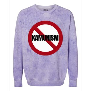 Stop Kamunism No Communism 2024 Us Election Supporters Funny Colorblast Crewneck Sweatshirt