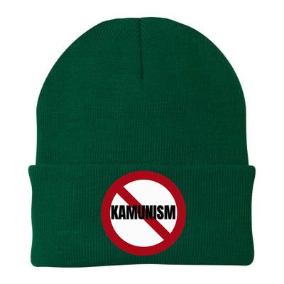 Stop Kamunism No Communism 2024 Us Election Supporters Funny Knit Cap Winter Beanie