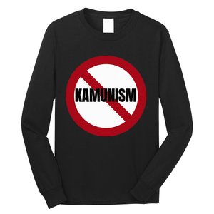 Stop Kamunism No Communism 2024 Us Election Supporters Funny Long Sleeve Shirt