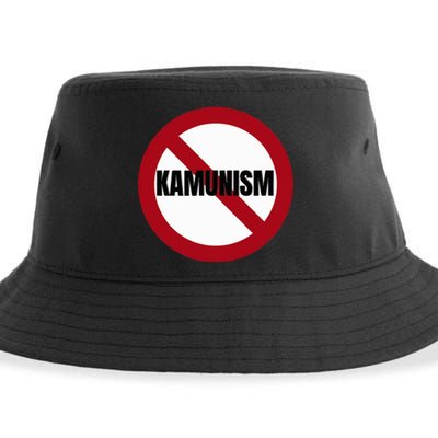 Stop Kamunism No Communism 2024 Us Election Supporters Funny Sustainable Bucket Hat