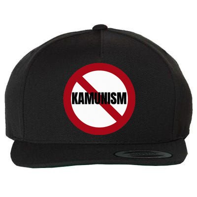 Stop Kamunism No Communism 2024 Us Election Supporters Funny Wool Snapback Cap