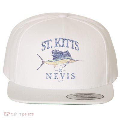 St. Kitts & Nevis Vintage Sailfish Wool Snapback Cap