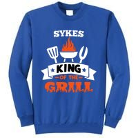 Sykes King Of The Grill Grilling Bbq Chef Master Cooking Cute Gift Tall Sweatshirt