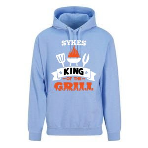 Sykes King Of The Grill Grilling Bbq Chef Master Cooking Cute Gift Unisex Surf Hoodie