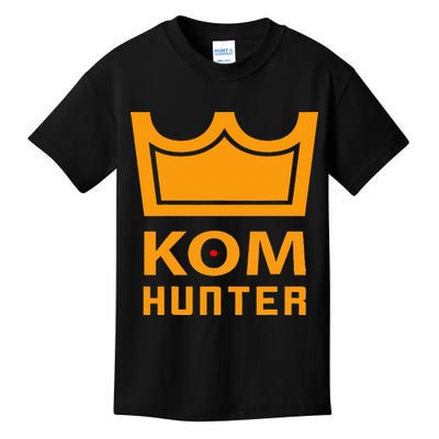 Strava King Of The Mountain Hunter Kom Bike Cycling Kids T-Shirt