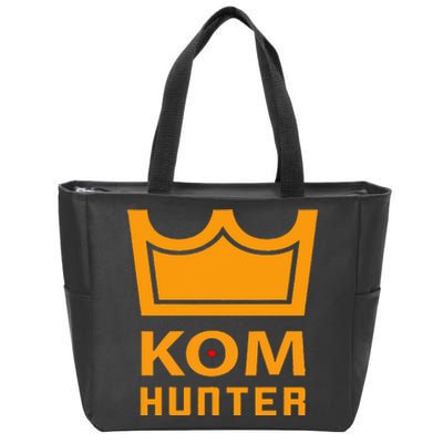 Strava King Of The Mountain Hunter Kom Bike Cycling Zip Tote Bag